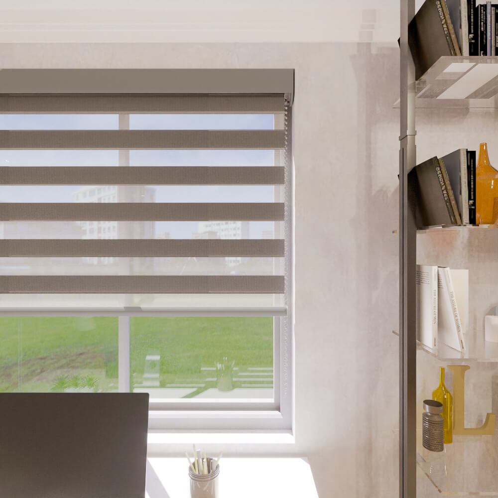 Cortina Doble Roller Zakynthos Marengo