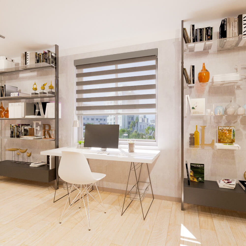 Cortina Doble Roller Zakynthos Marengo