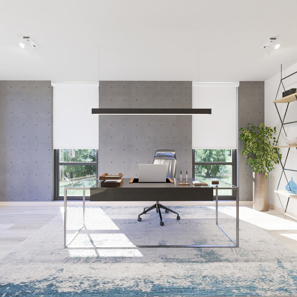 Cortina Roller BlackOut Wellington Blanco