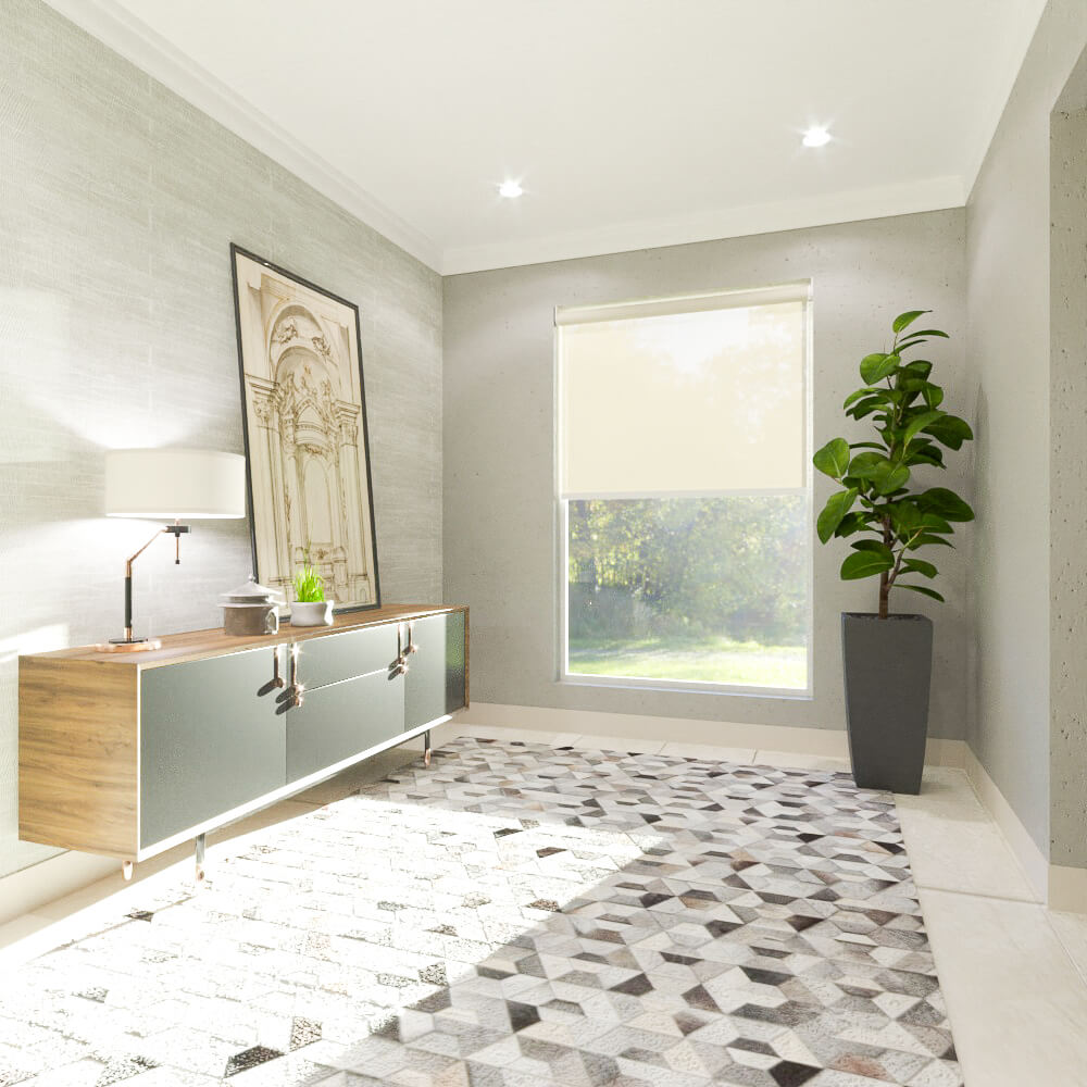 Cortina Roller Translúcida Esvedra Beige