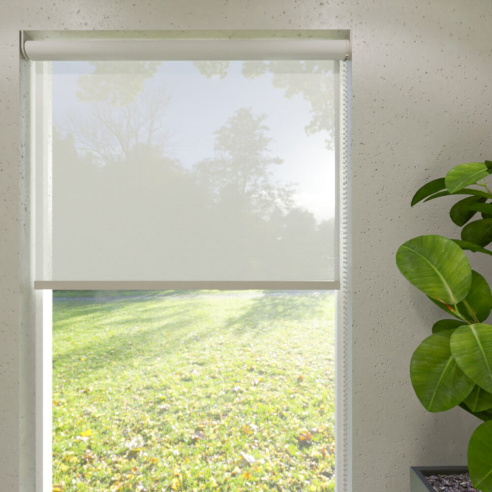 Cortina Roller Translúcida Esvedra Gris Perla