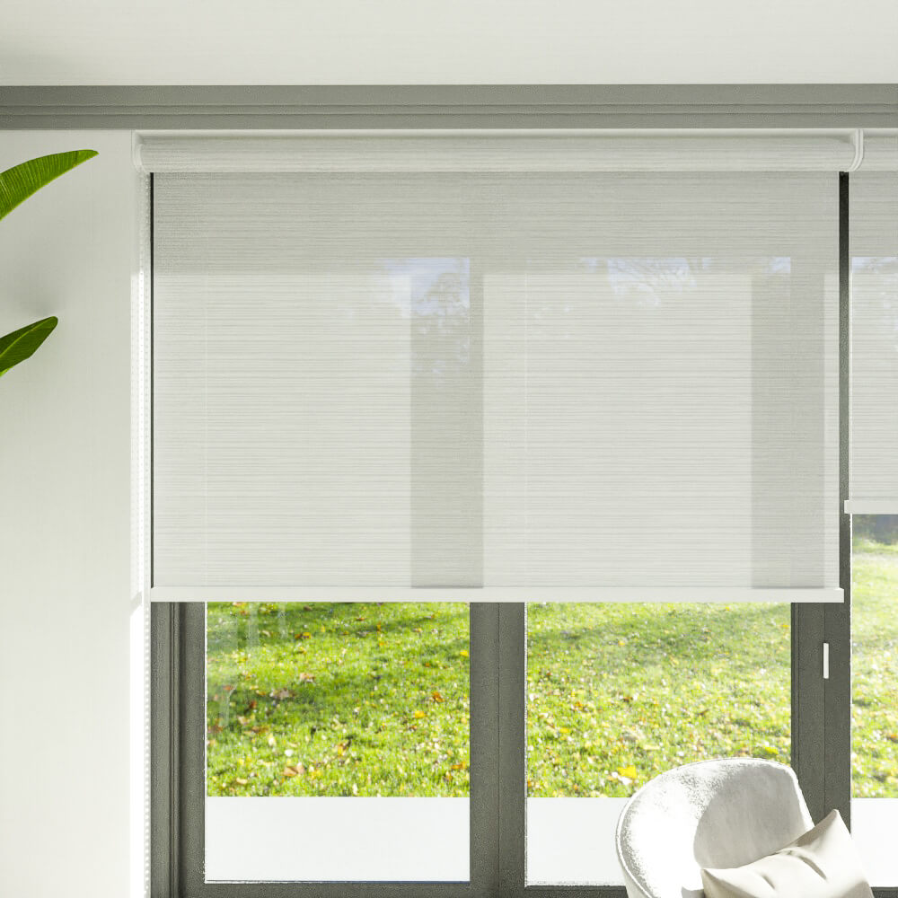 Cortina Roller Natural Bali Blanco