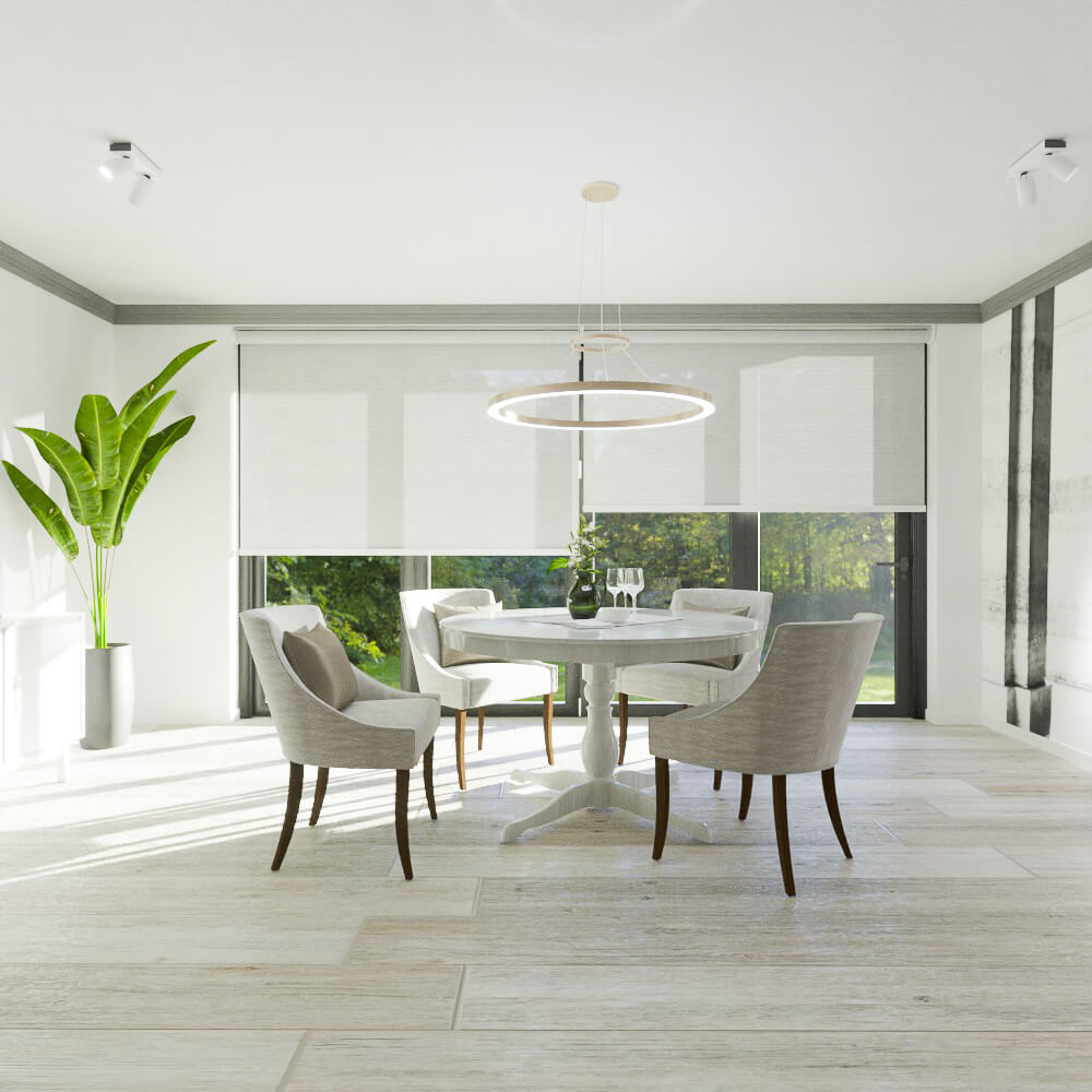 Cortina Roller Natural Bali Blanco