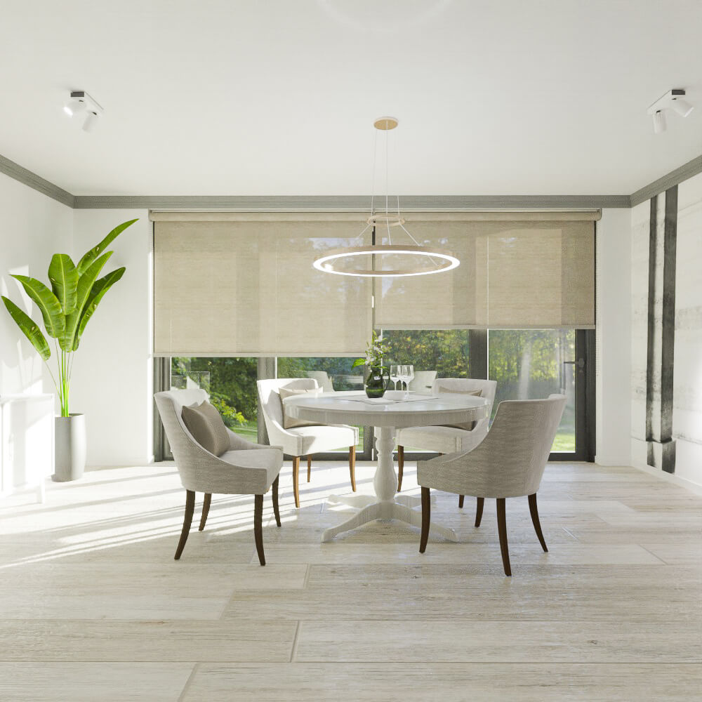 Cortina Roller Natural Pap Arena