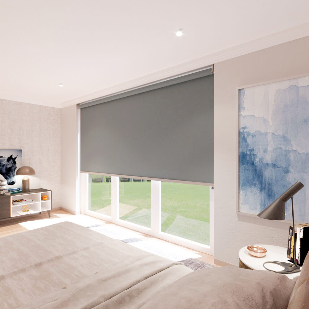 Cortina Roller BlackOut Berlín Gris