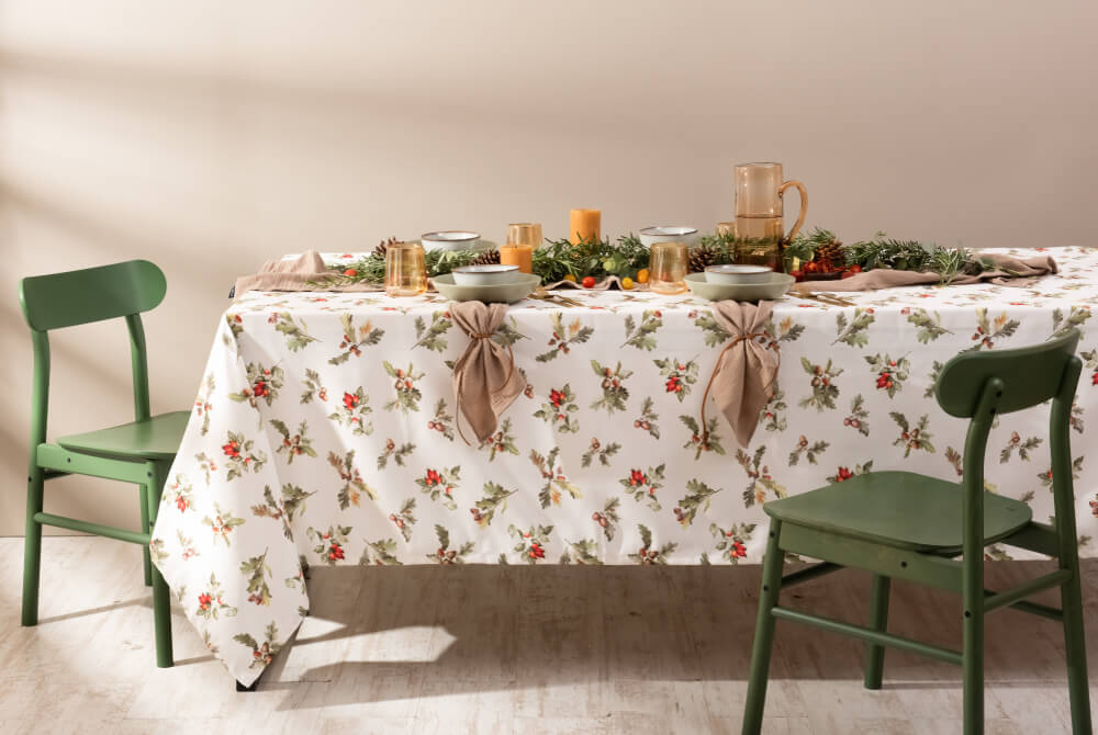 Mantelería de Navidad: 4 Tips para armar tu mesa navideña