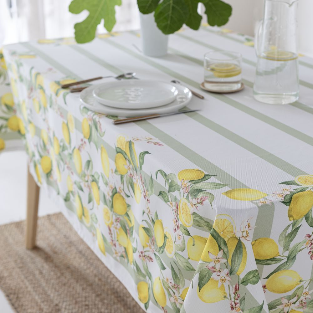 Mantel Antimanchas Limonada Verde