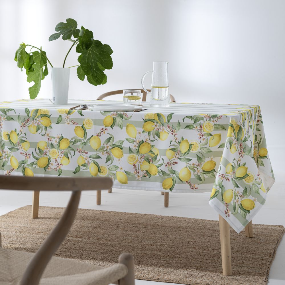 Mantel Antimanchas Limonada Verde