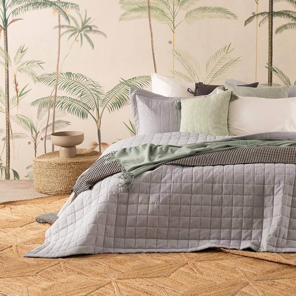 Cubrecama Quilt Oxford King Perla
