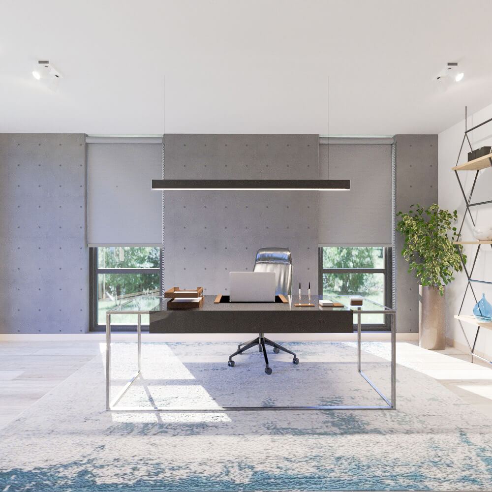 Cortina Roller BlackOut Wellington Gris Perla