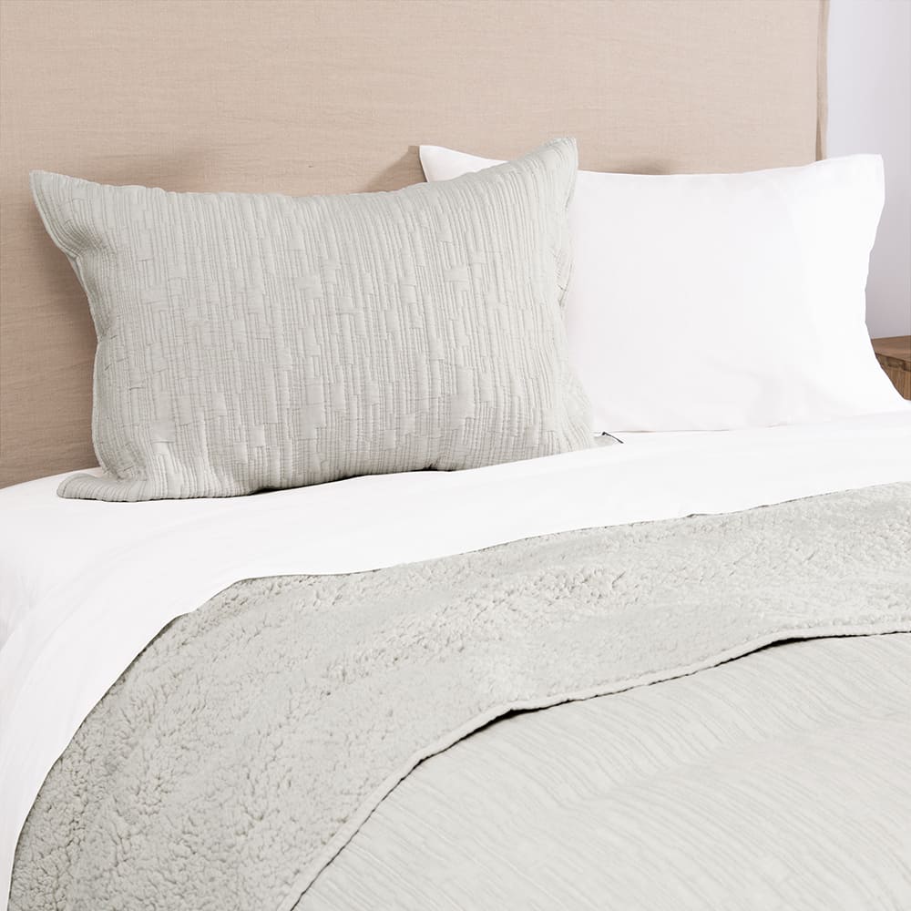 Cubrecama Jacquard Sherpa Tex 1.5 Plazas Verde