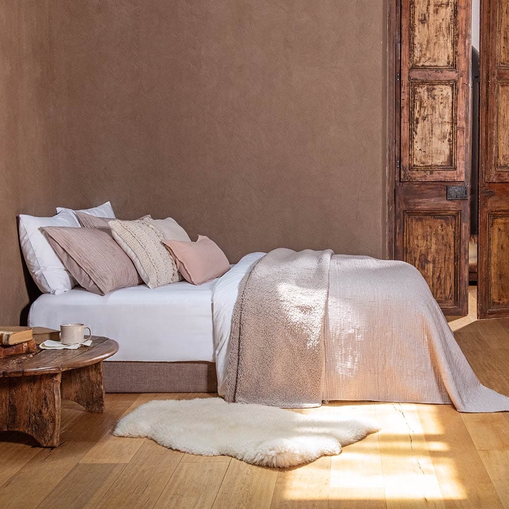 Cubrecama Jacquard Sherpa Tex 2 Plazas Arena
