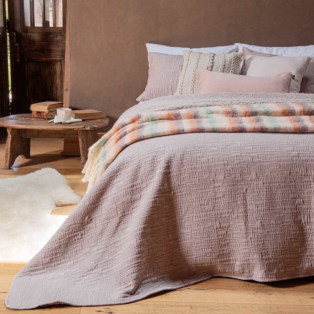 Cubrecama Jacquard Sherpa Tex King Arena