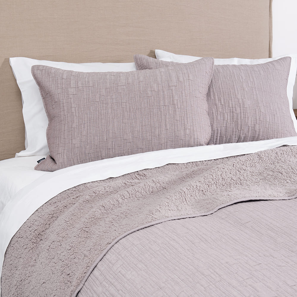 Cubrecama Jacquard Sherpa Tex King Arena