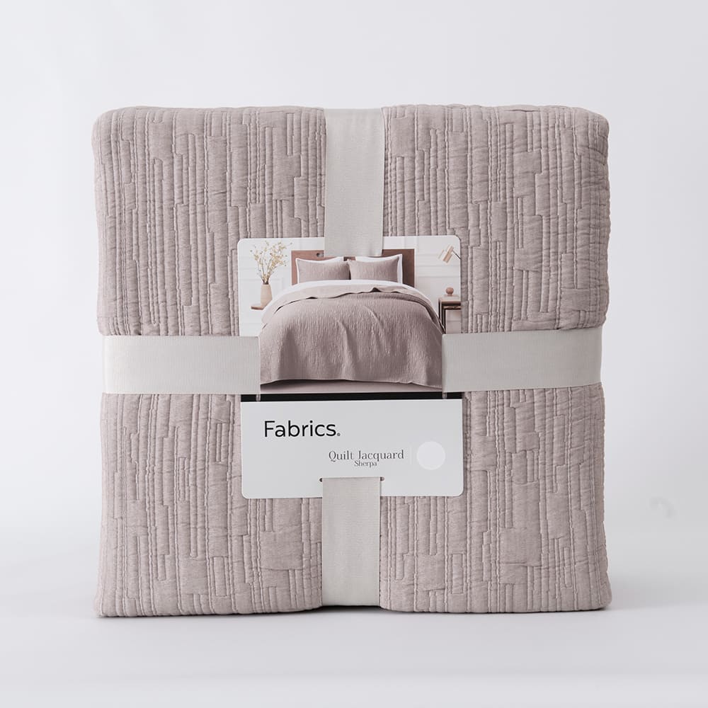 Cubrecama Jacquard Sherpa Tex King Arena