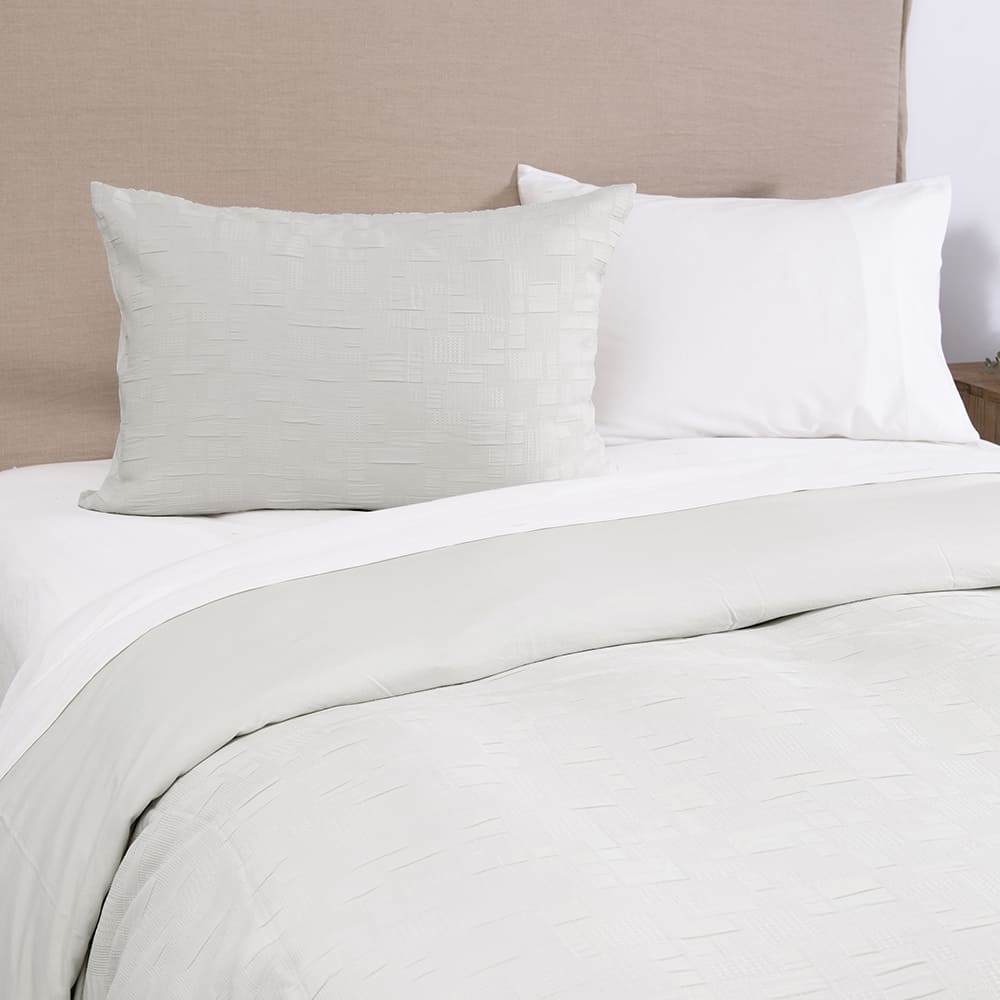 Funda de Plumón Waffle Cora 1.5 Plazas Perla