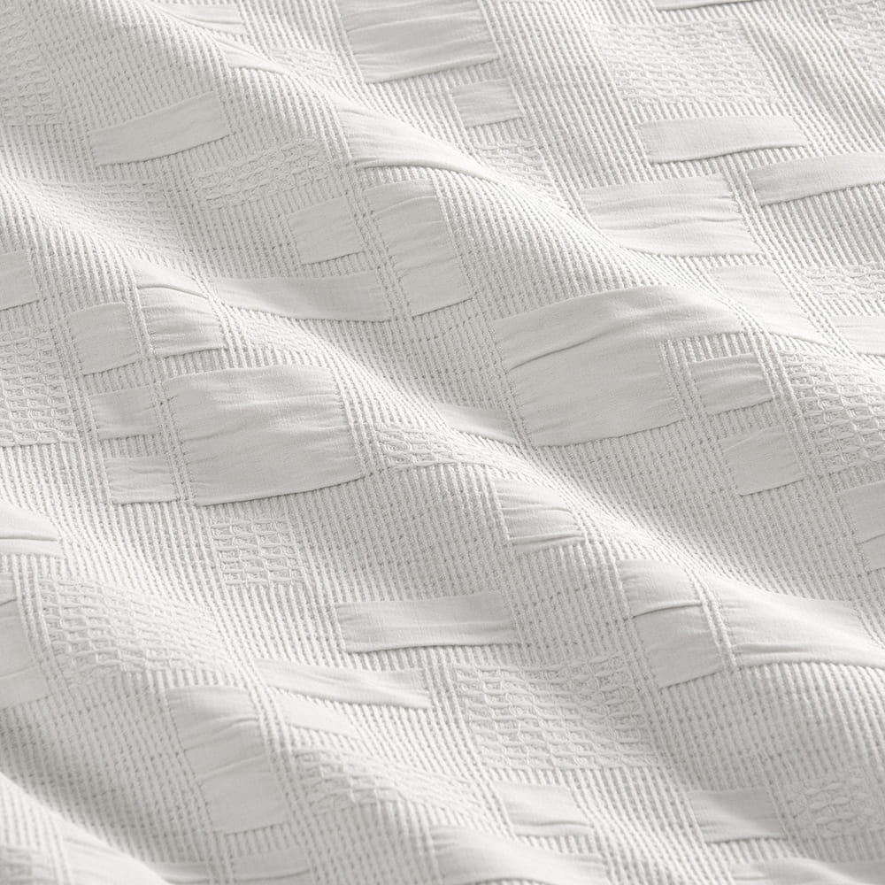 Funda de Plumón Waffle Cora Super King Perla