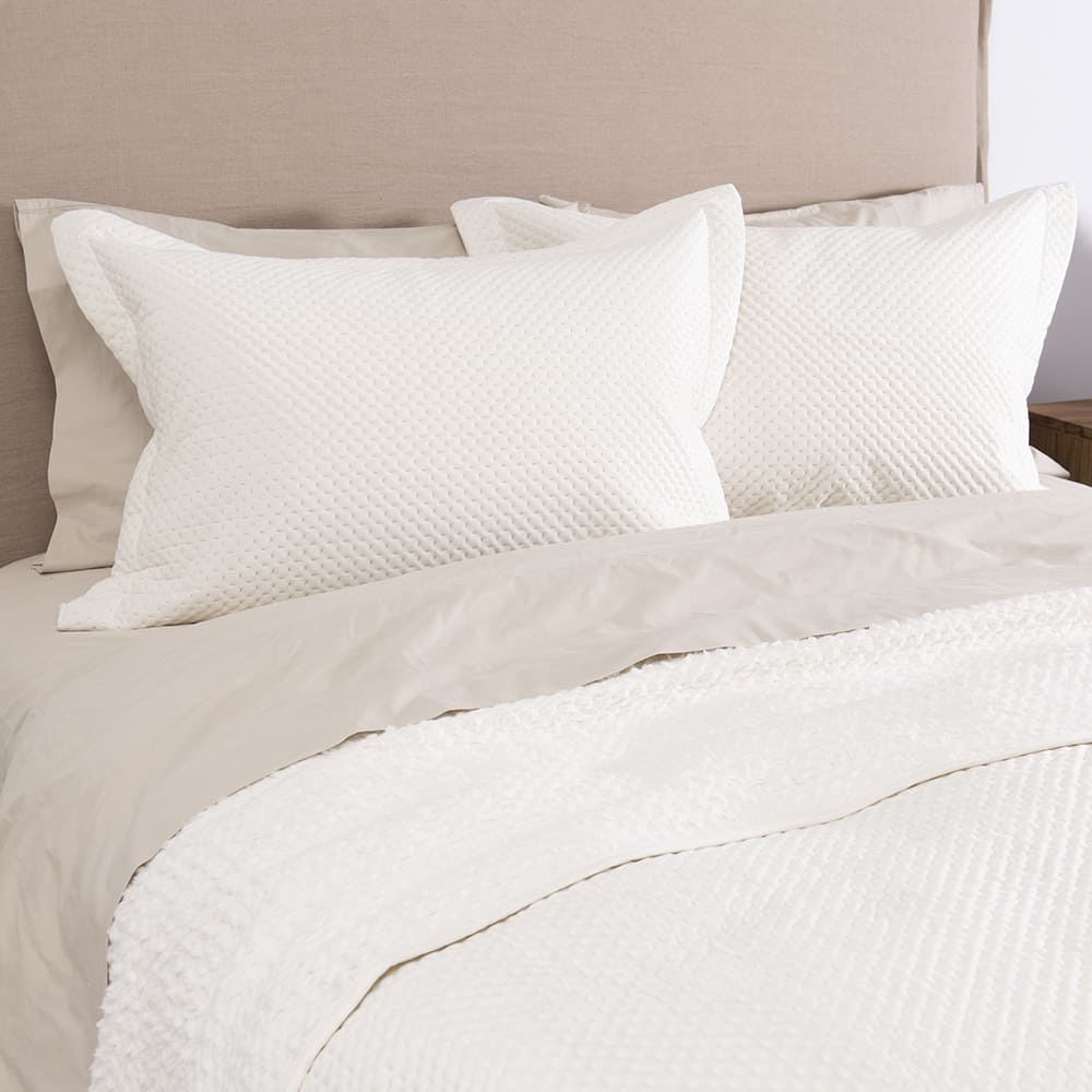 Cubrecama Quilt Velvet Sherpa Akio 2 Plazas Crudo