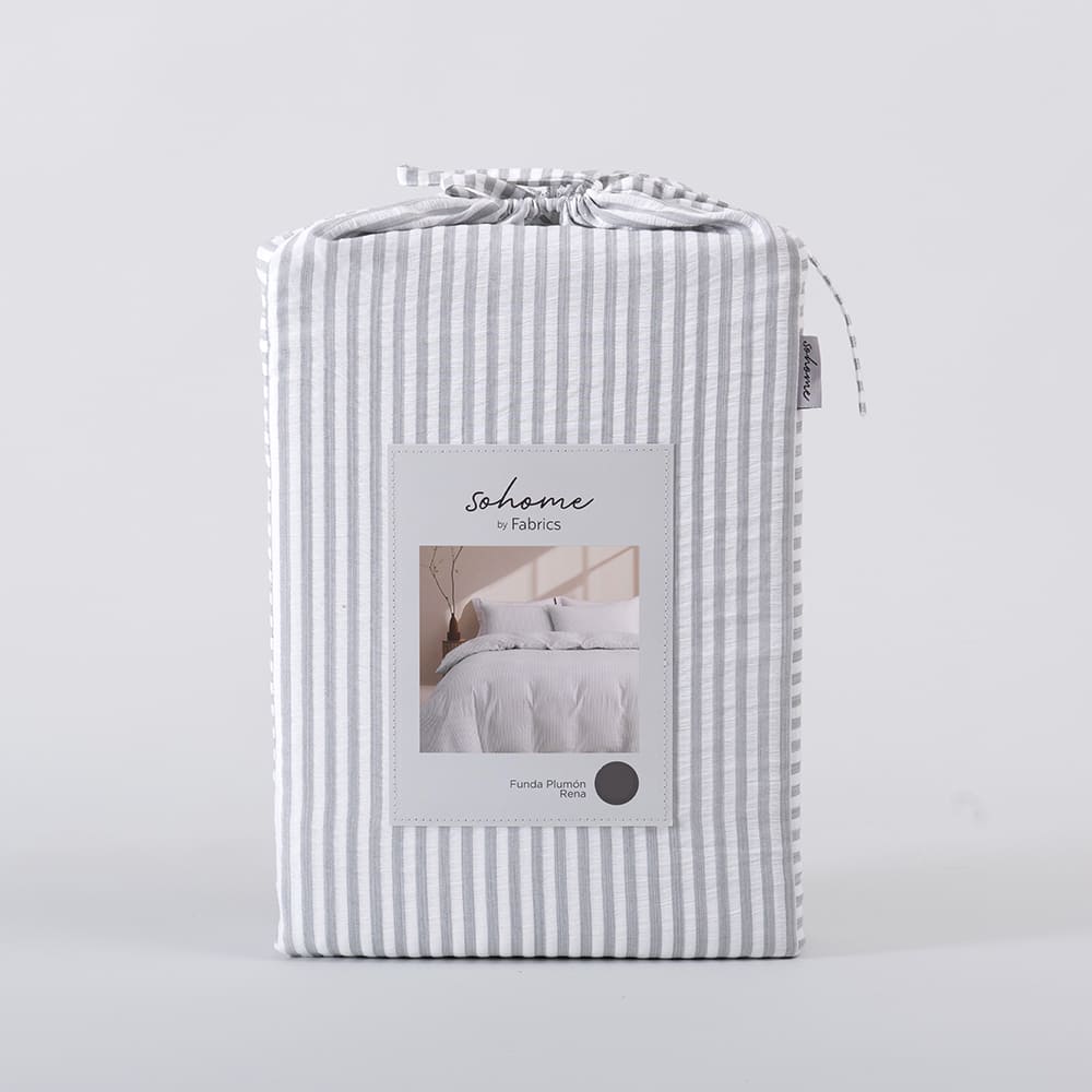 Funda de Plumón Rena 1.5 Plazas Gris