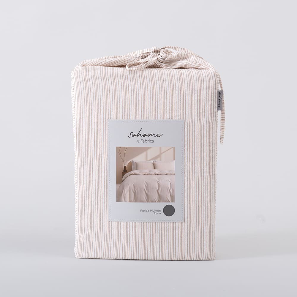 Funda de Plumón Rena 1.5 Plazas Beige
