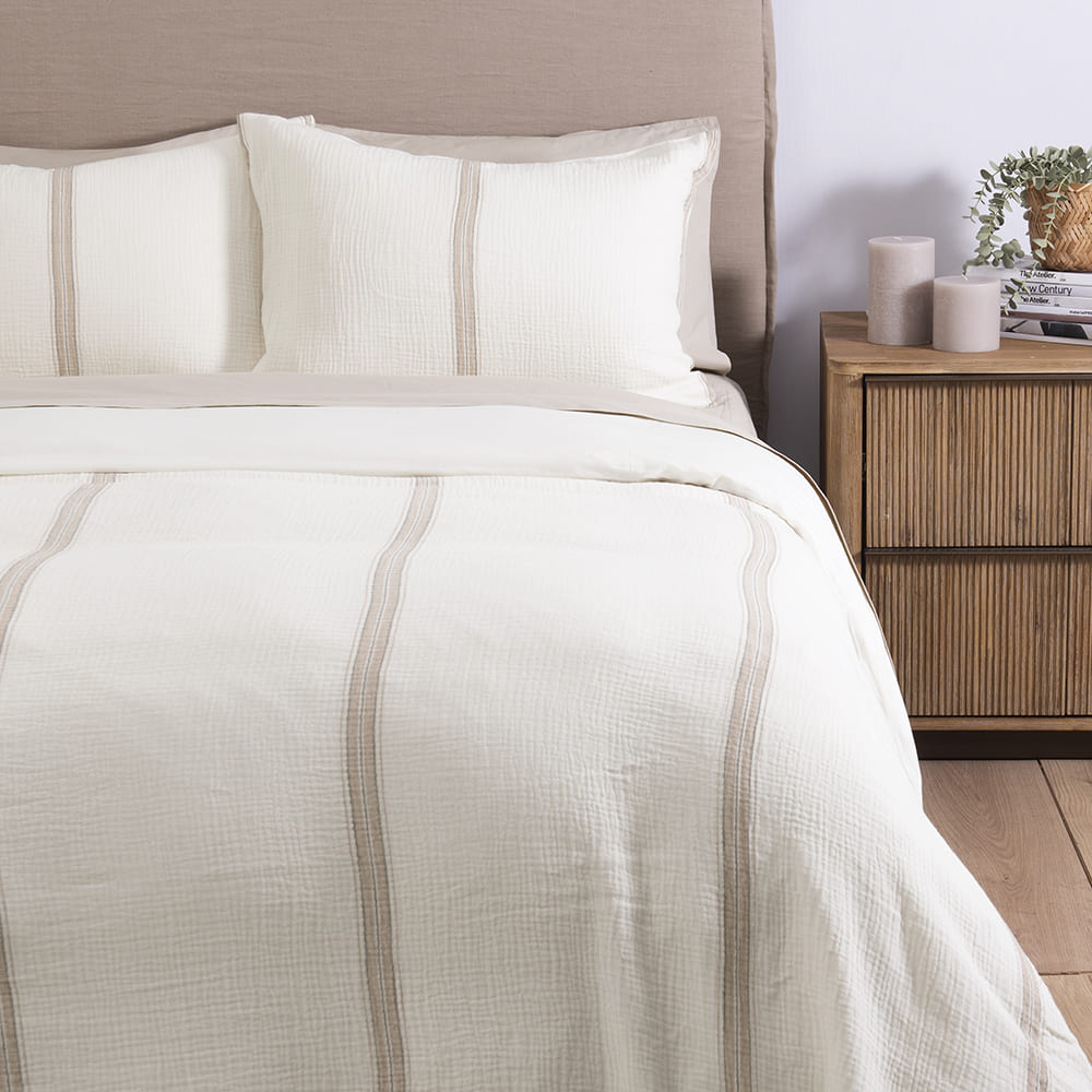 Funda Plumón Muslin Super King Arena