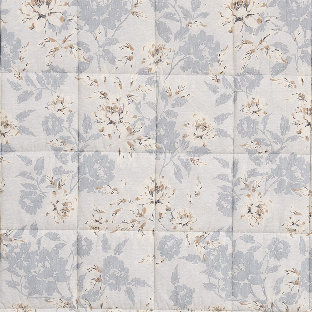 Plumón Estampado Rosalía 1.5 Plazas Gris