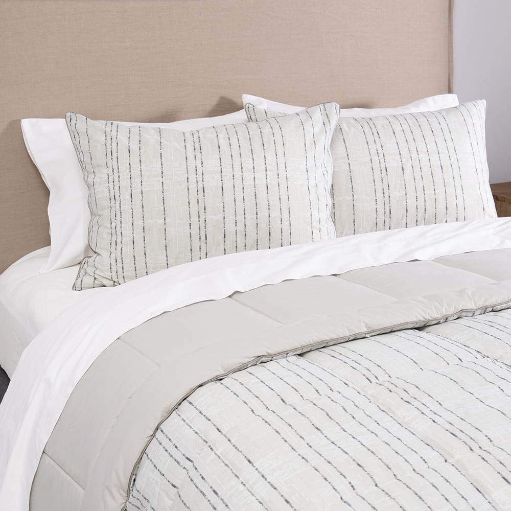 Plumón Estampado Listado Super King Arena