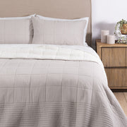 Cubrecama Quilt Louis Sherpa 2 Plazas Arena