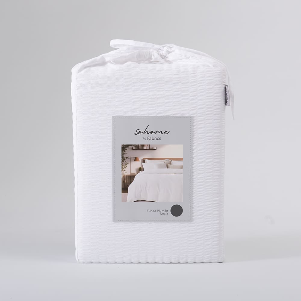 Funda de Plumón Lucia 1.5 Plazas Blanco