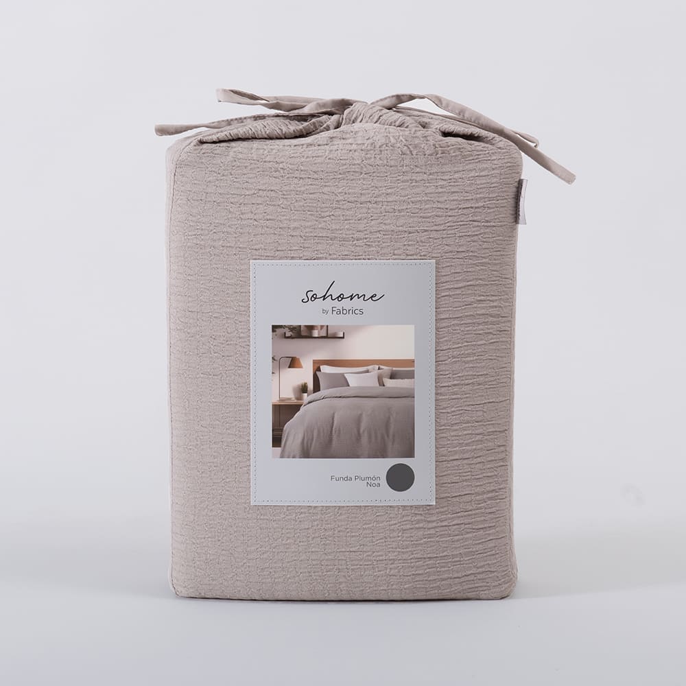 Funda de Plumón Noa 2 Plazas Taupe