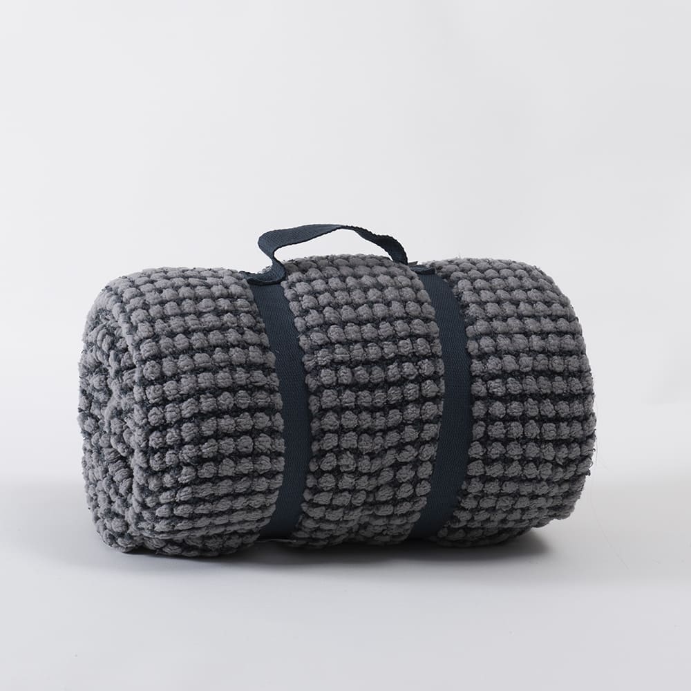 Manta Popcorn Gris