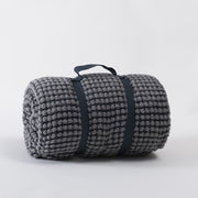 Manta Popcorn Gris