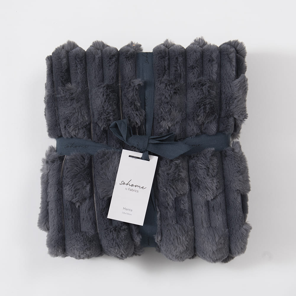 Manta Stripe Fur Marengo
