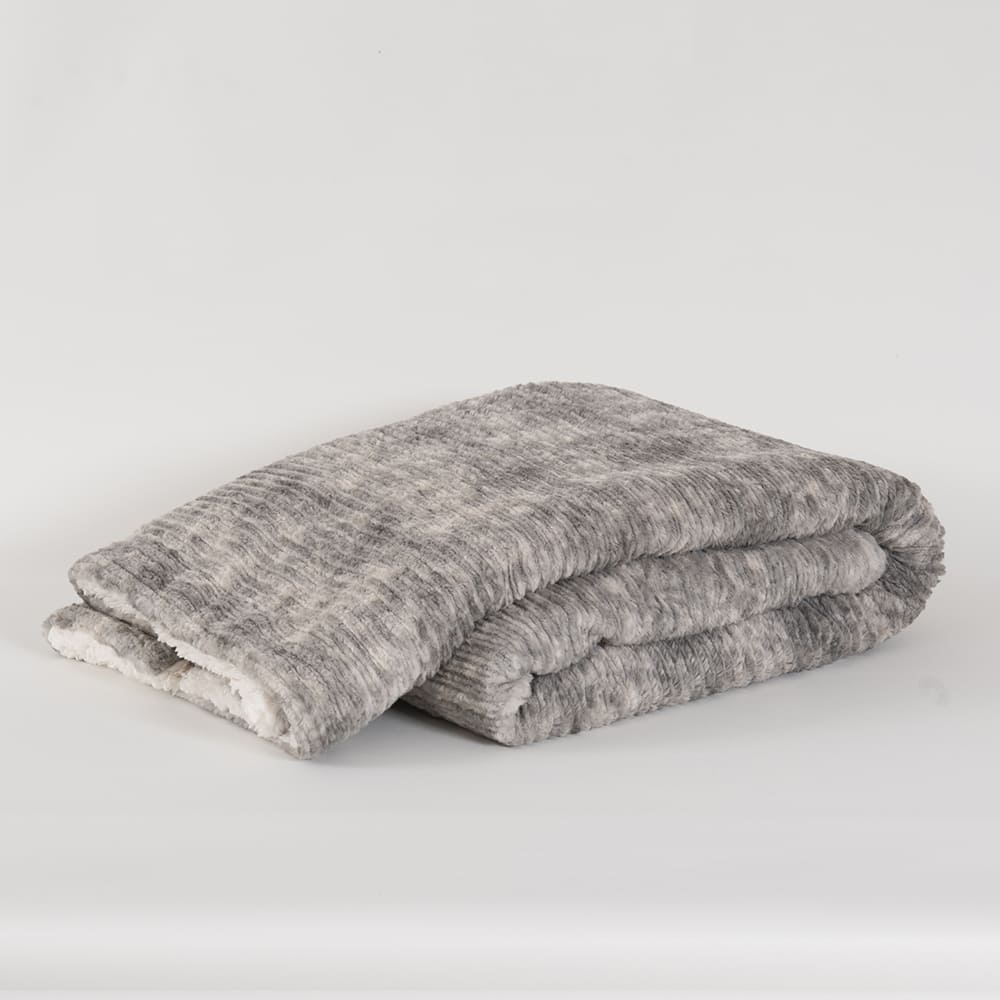 Manta Rabbit Fur 125x150cm Marengo