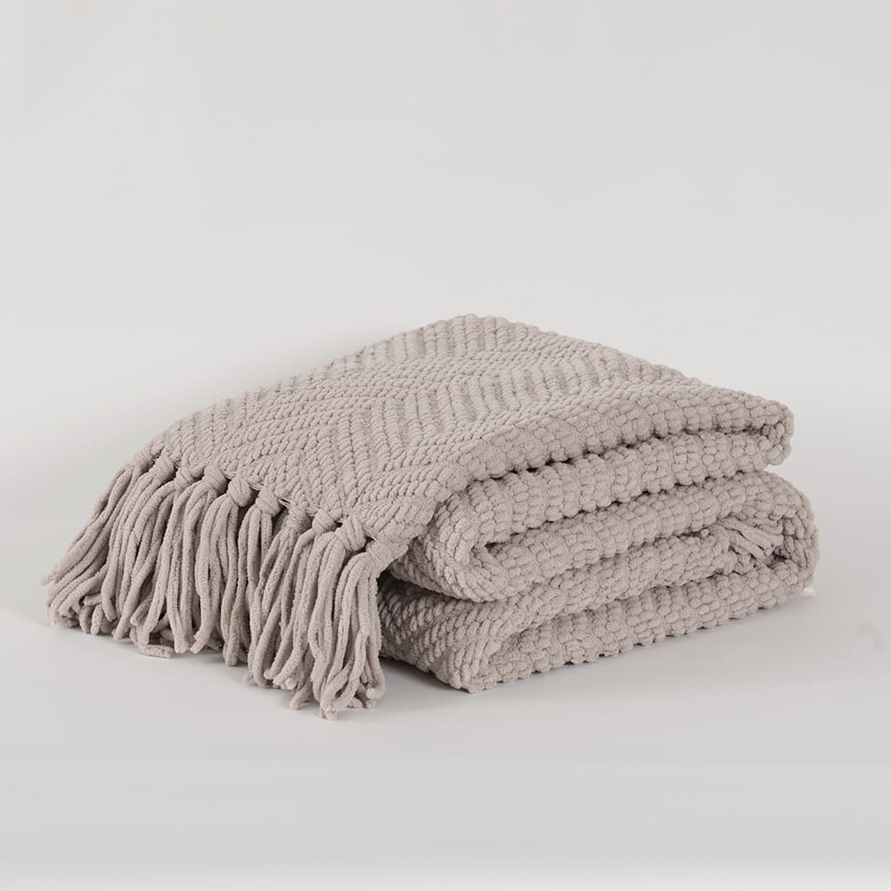 Manta Chunky Zigzag Beige