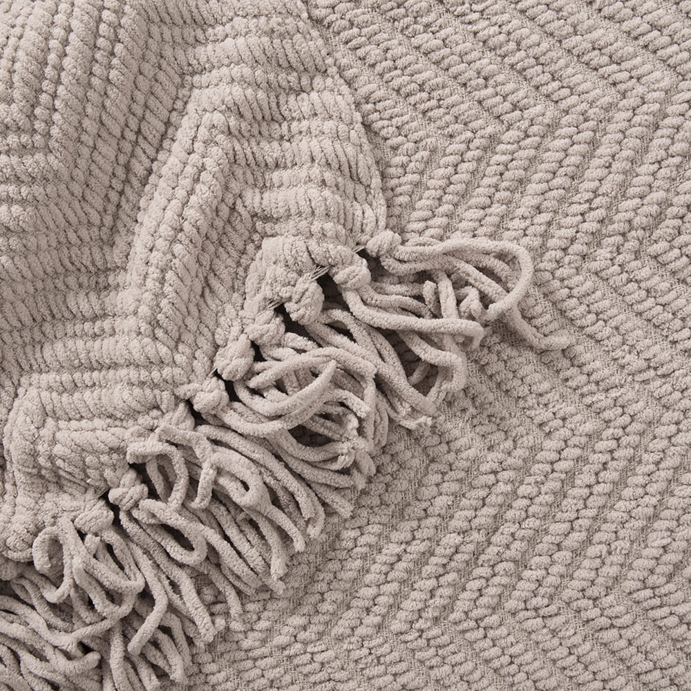 Manta Chunky Zigzag Beige