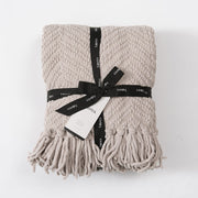 Manta Chunky Zigzag Beige