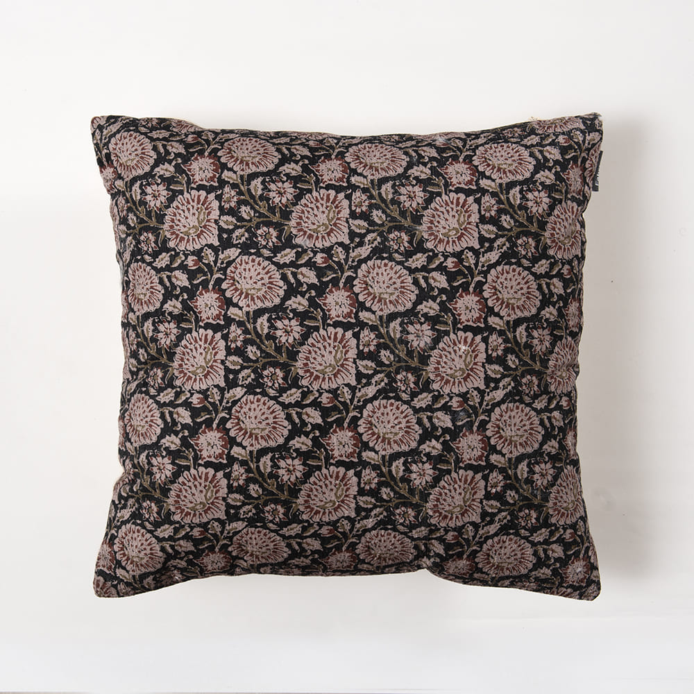 Cojín Estampado Batista Negro