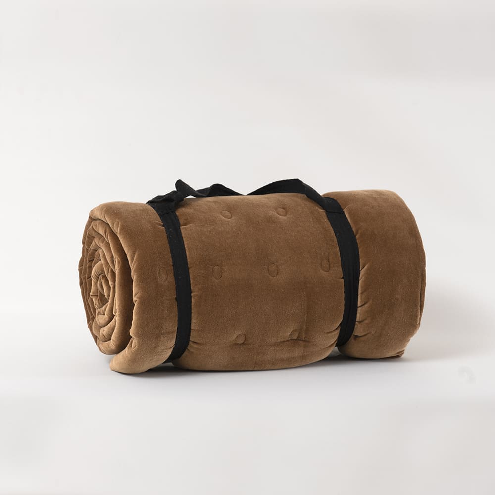 Piecera Velvet Camel