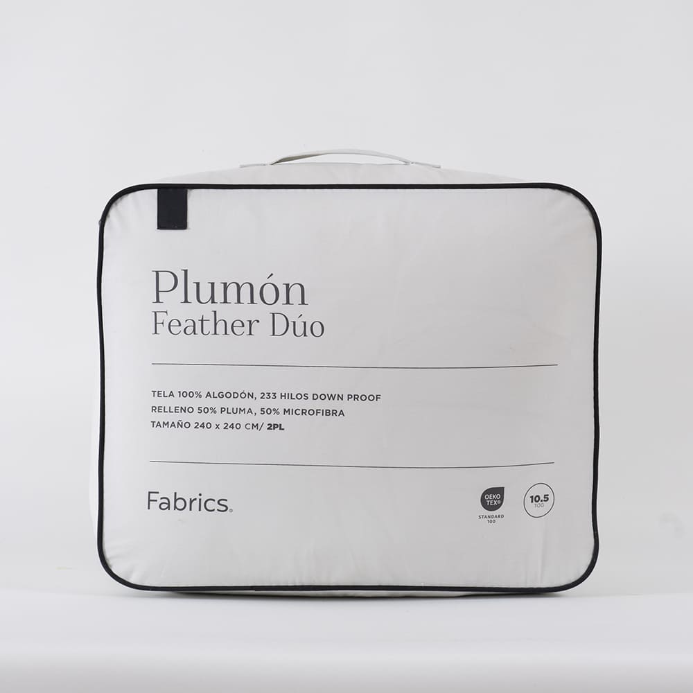 Plumón Feather Duo 2 Plazas Blanco