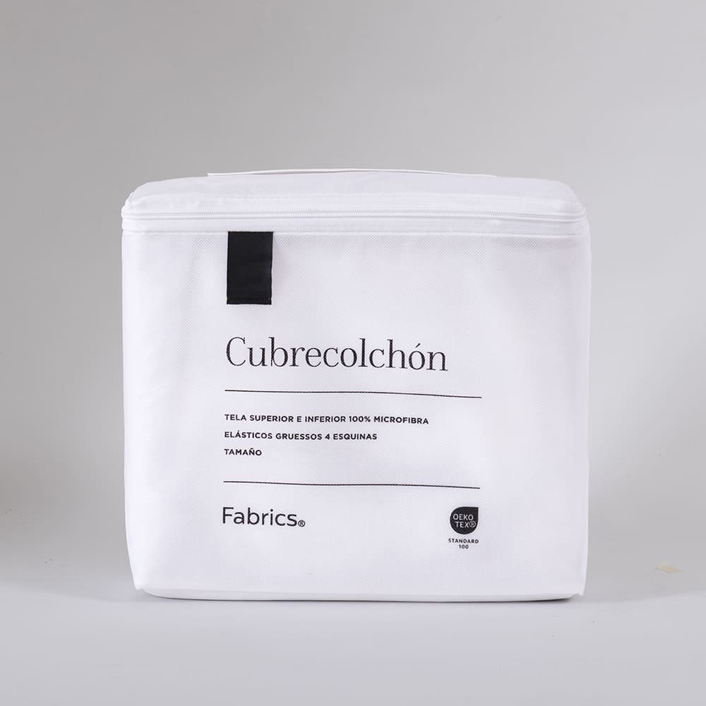 Cubrecolchón Básico King Blanco