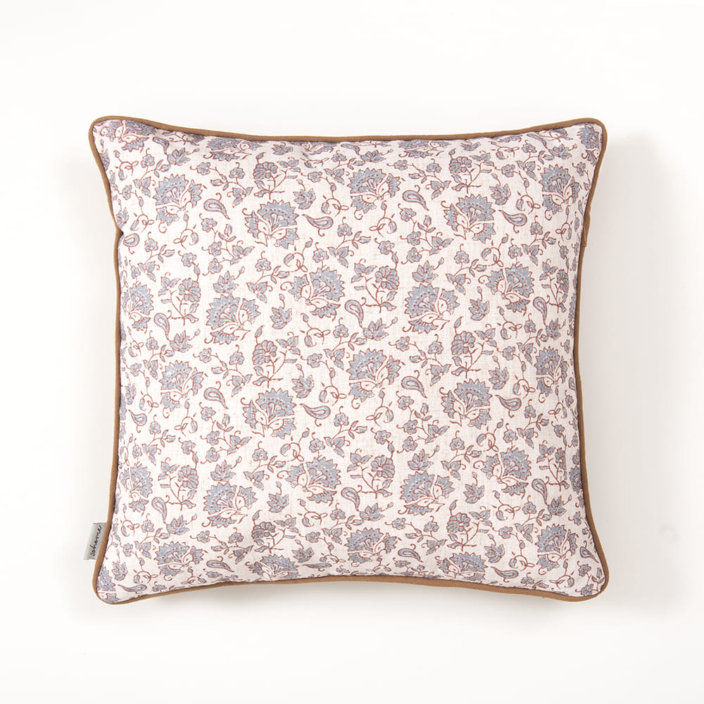 Cojín Estampado Asana Celeste