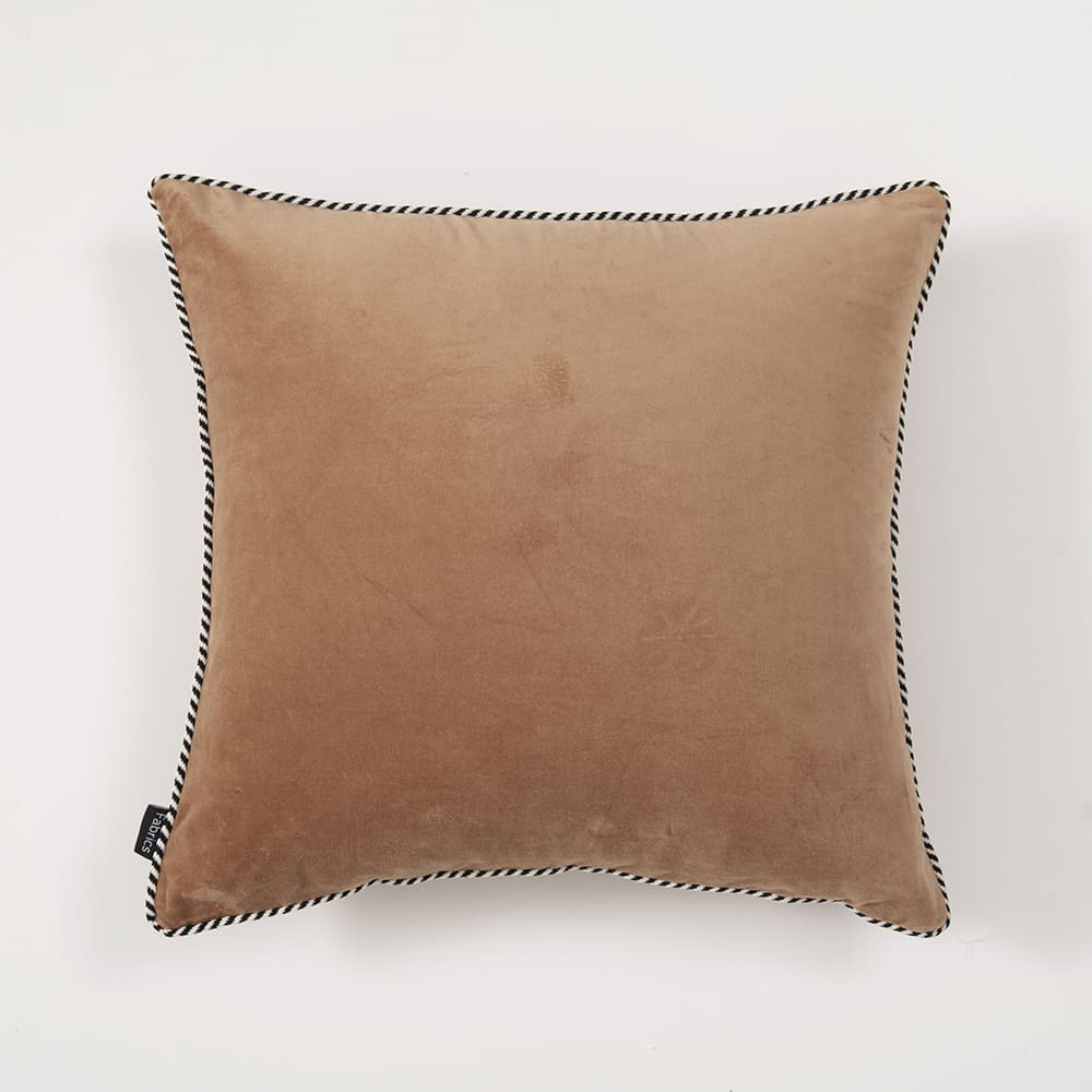 Cojín Velvet Pipe Beige