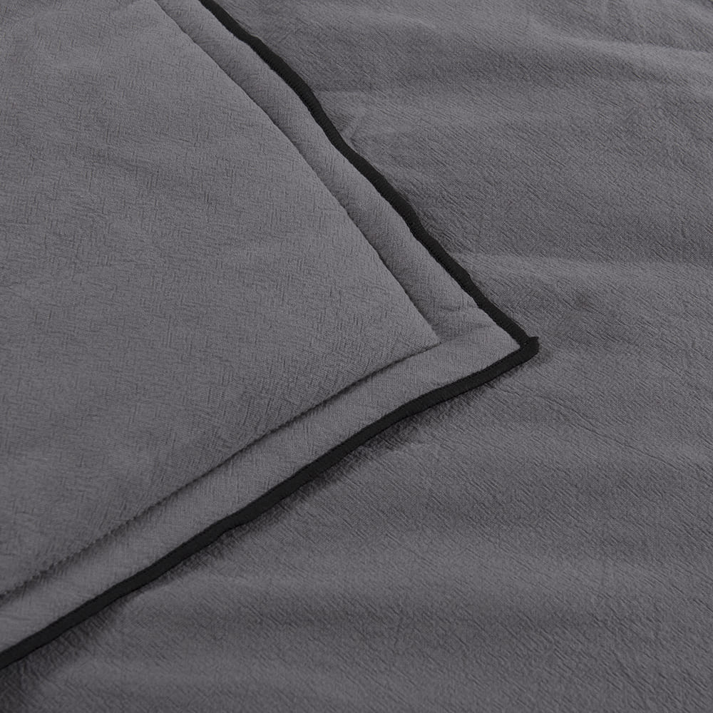 Piecera Lino Borde 90x230cm Marengo