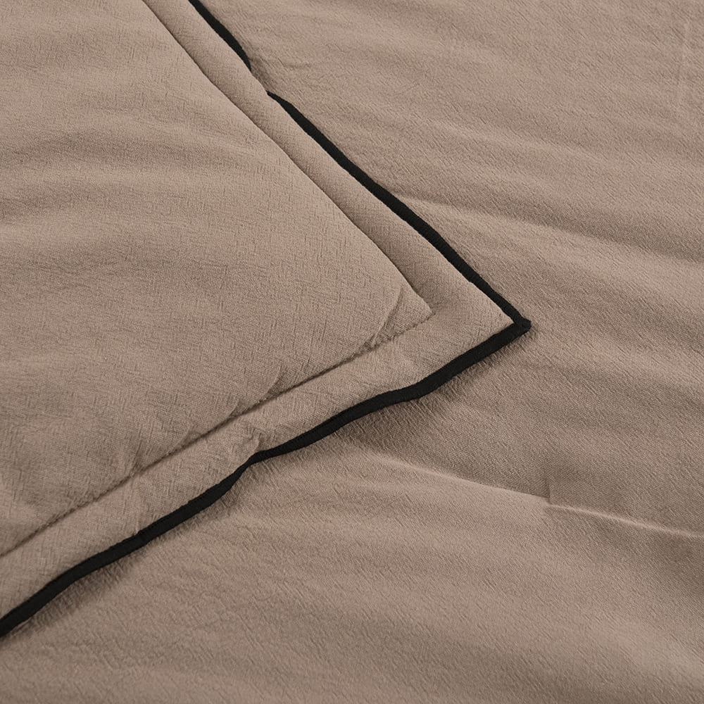 Piecera Lino Borde 90x230cm Beige