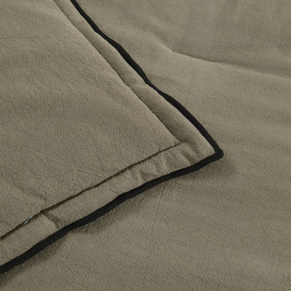 Piecera Lino Borde 90x230cm Verde