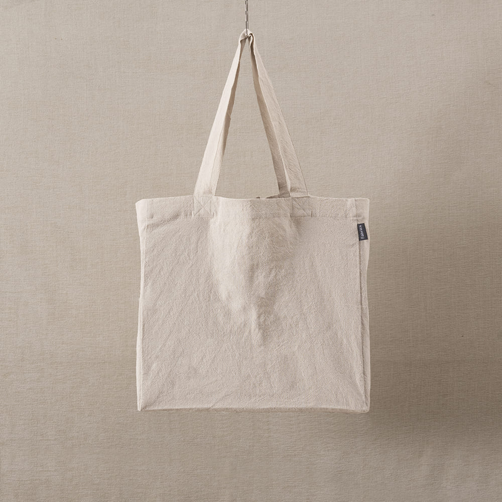 Bolso Lino 40x40cm Natural