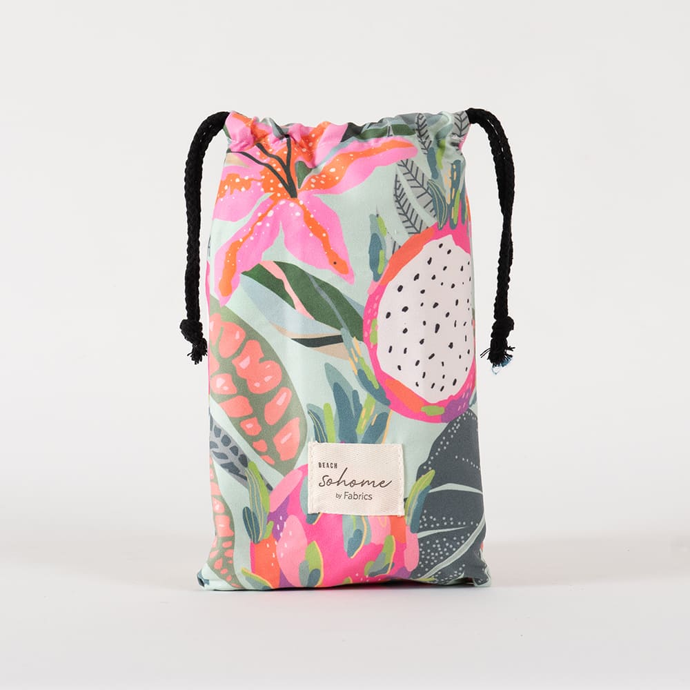 Toalla Playa Microfibra Frutal Verde
