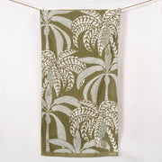 Toalla Playa Jacquard Palm Verde