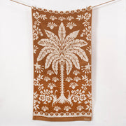 Toalla Playa Jacquard Boho Camel